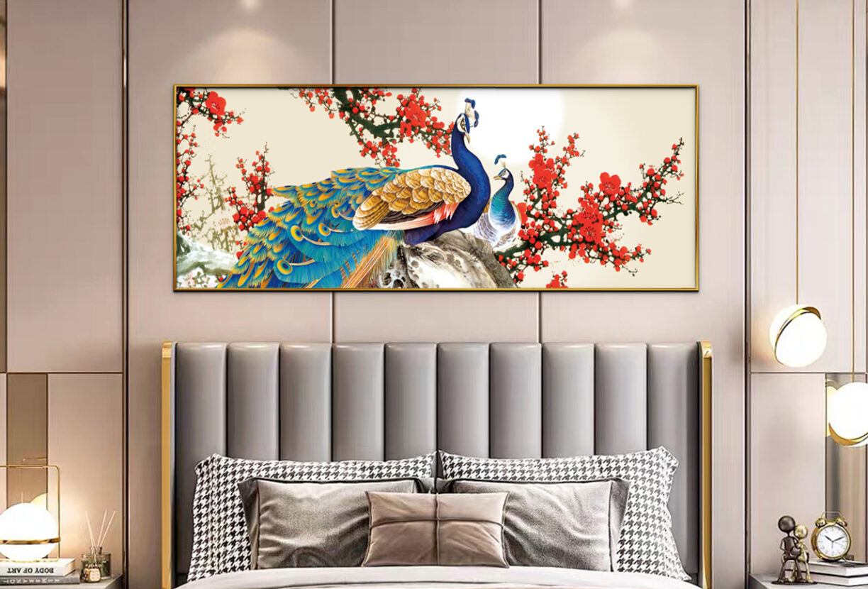 tranh phong thủy đón Tết