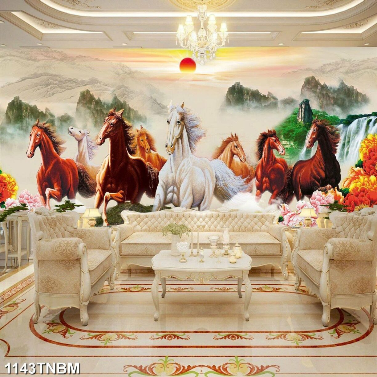 tranh phong thủy đón Tết