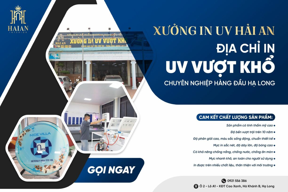 Vách ốp đầu giường in UV 