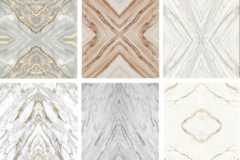 vân đá đối xứng